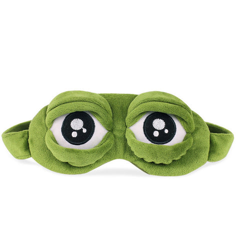 3D Sad Frog Sleep Mask