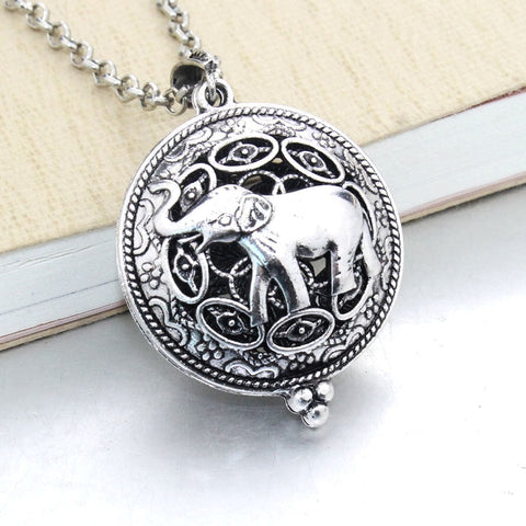 Elephant Boho Aroma Diffuser Necklace