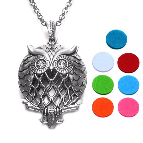 Owl Aroma Diffuser Necklace